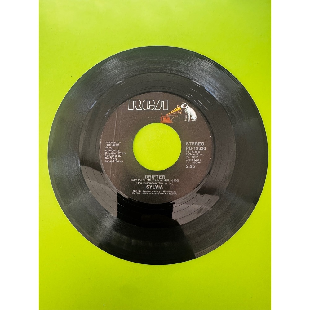 Sylvia Like Nothing Ever Happened Drifter 45 RPM Vinyl Record RCA PB-13330 7"